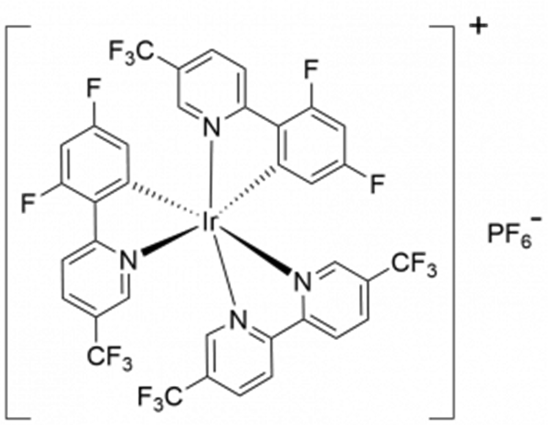 [Ir(dF(CF3)ppy)2(5,5DCF)3Bpy)]PF6 CAS 编号：1973375-72-2
   