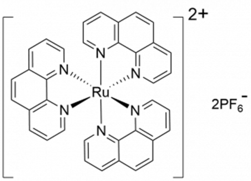 [Ru(phen)3][PF6]2 CAS 编号：60804-75-3
   