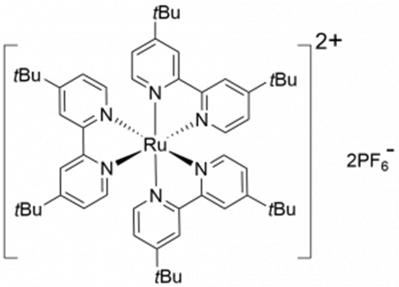 [Ru(dtbbpy)3][PF6]2 CAS 编号：75777-87-6
   