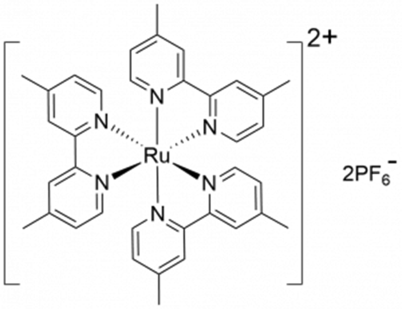 [Ru(dmbpy)3][PF6]2 CAS 编号：83605-44-1
   