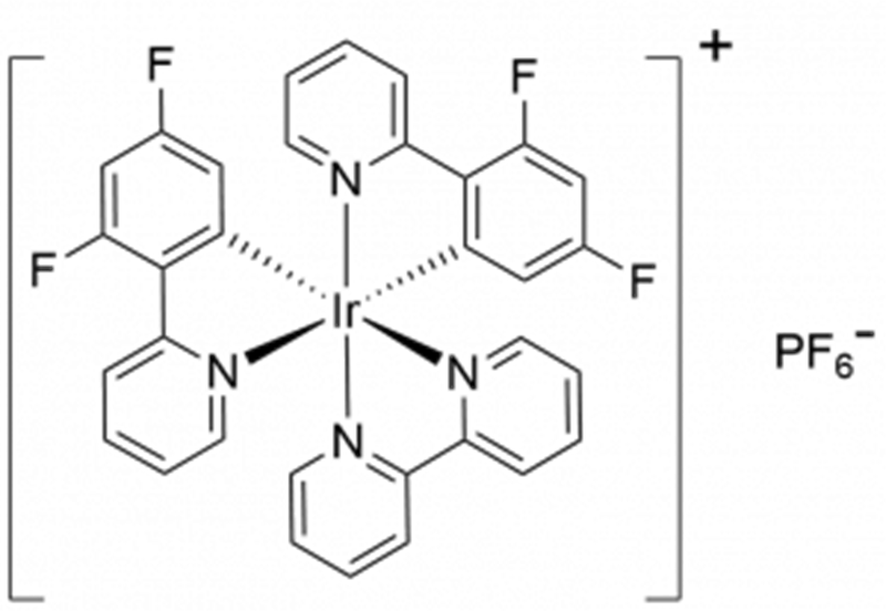 [Ir(bpy)(dfppy)2]PF6 CAS 编号：864163-80-4
   